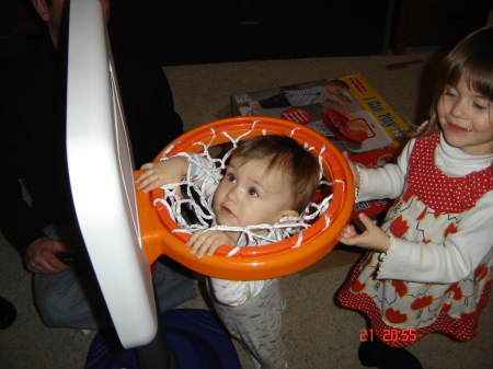 My grandson Reis on his first birthday.