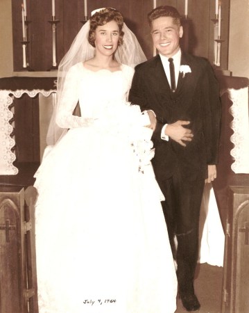 Daniel & Carol (Cardo) Collins -- 1964 Wedding