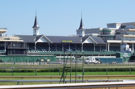 The Downs from the infield