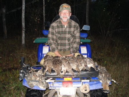 Stu and birds, Canada.