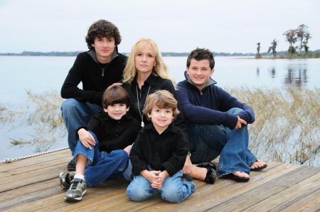 Mom and the boys- Dec 2008