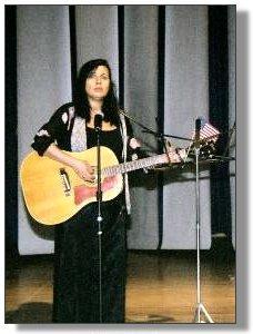 Me at the Daisy Aldan Tribute - 10/02/01