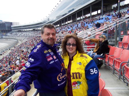 With a Friend at Texas Motor Speedway where I