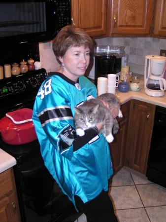 A cat thing -- Super Bowl 2005