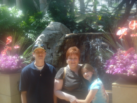 the kids and I in Las Vegas
