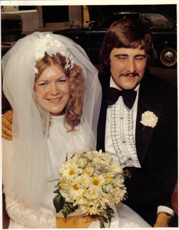 Wedding day July 22, 1972