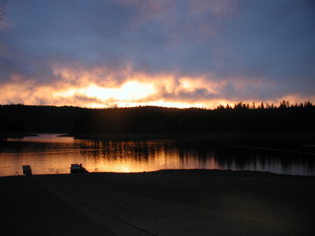 Sunrise over the Lake