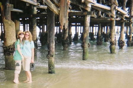 Casey and me at the beach