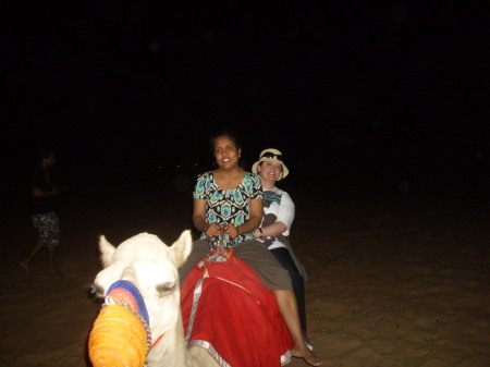 me in Dubai, UAE..riding a camel