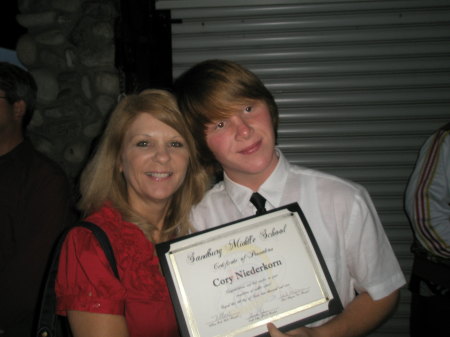 Cory and his mom