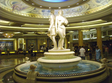 Inside Ceasars Palace, Vegas