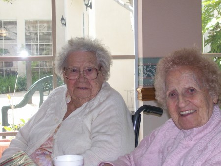 Grandma Frieda, will be 101 Dec 2009 and Mom