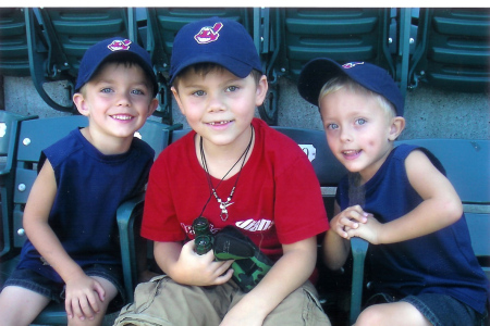 Derek and twin cousins Troy and Jack