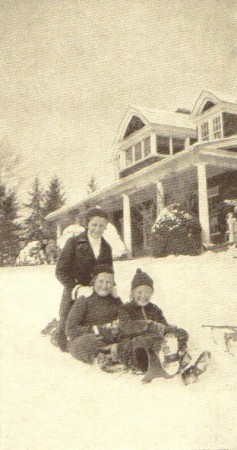 Sledding In Winter Rockleigh/Rose Haven 1950s