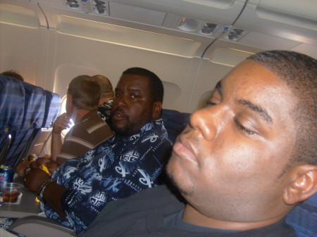 Kenneth Jr on his way to Vegas and his Dad