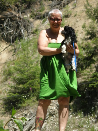 My 'baby' Jake" and I in BC July 09