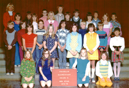 Mrs. Ryan's Class 1974-75 Grade 6