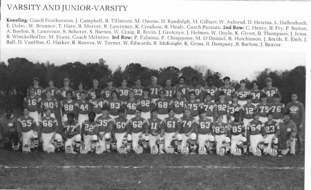 HHS Football - '70-'71