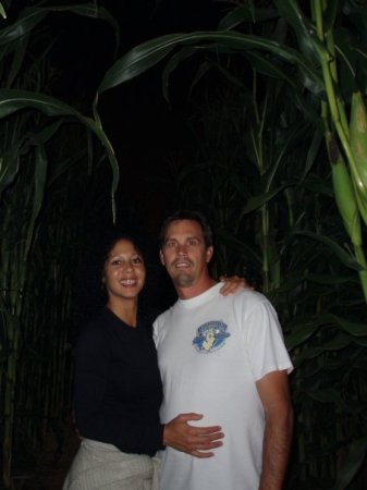 Corn Maze Pierce College - Shannon and I