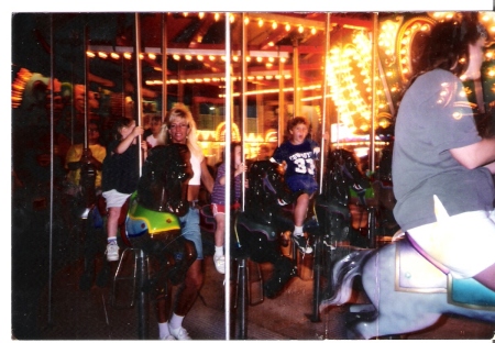 At the Knoxville fair in '96 with my boys