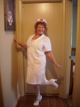 I was a Sexy Nurse for Halloween