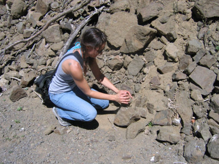 Geode hunting in Ashland