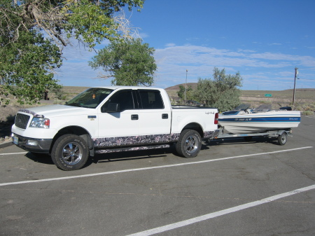 Truck and boat