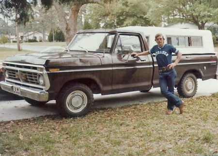 With my old truck, 1982