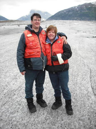 Yukon, Alaska  on a Glacier together
