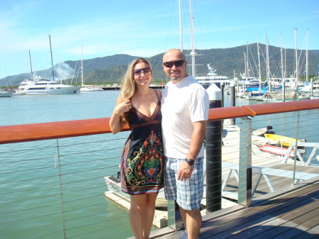 Jules & I at the Sydney Marina
