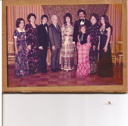 Family at Son's Bar Mitzvah, '73