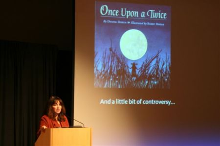 Speaking at Carle Museum of Picture Book Art.