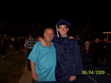 Graduation night with my son