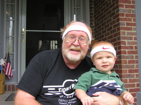 with grandbaby Sigmund