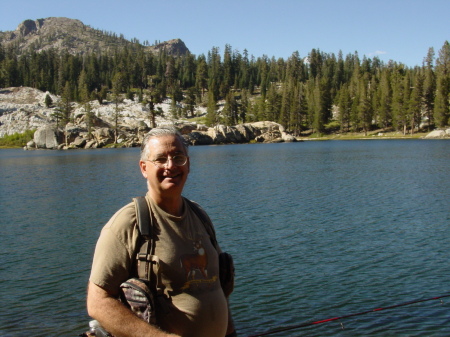 At Twin Lakes in Sierras