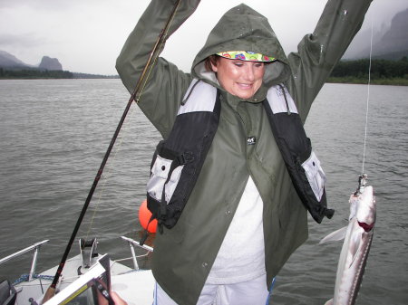 Fishing in the Lewis and Clark River