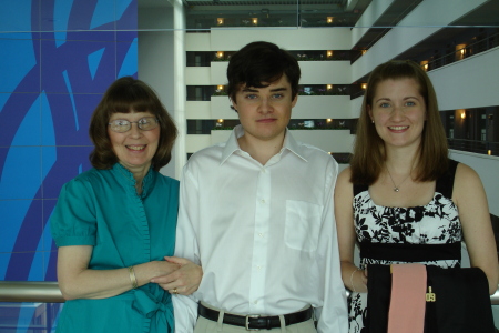 Barb, son Wade, daughter Katie