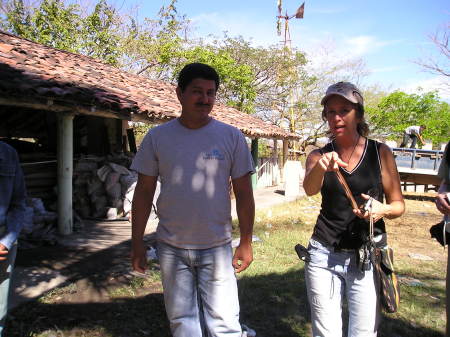 Me & Rafael at the Water Filter manufacturing