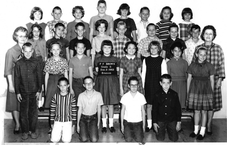 P F Brown School 1963 Grade 5, Ms. Branom