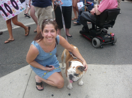 Me and Jack the bulldog