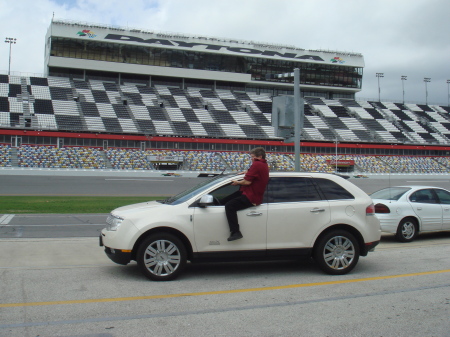 Frank at Daytona Speedway