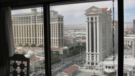 Vegas, view from Hotel (Flamingo)