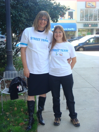 Elena and Zing at Equality Rally in Sacramento