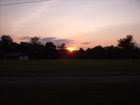 Sunset on the Farm