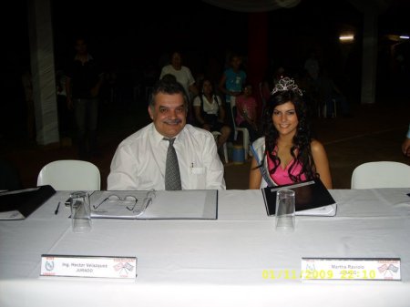 I, and the Princess of Miss Paraguay 2009