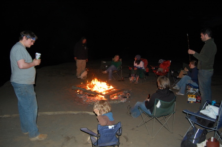 Alaskan bon fires . . .