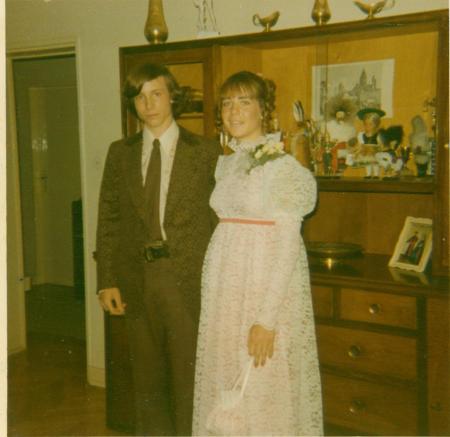 mark and myself prom 1970