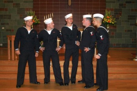 Anchors Aweigh before wedding