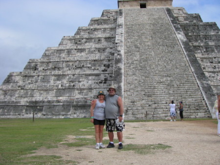 Kim and I at Chichen-itza