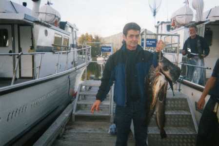 Dan fishing in Ucluelet 2005.